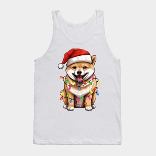 Christmas Shiba Inu Tank Top